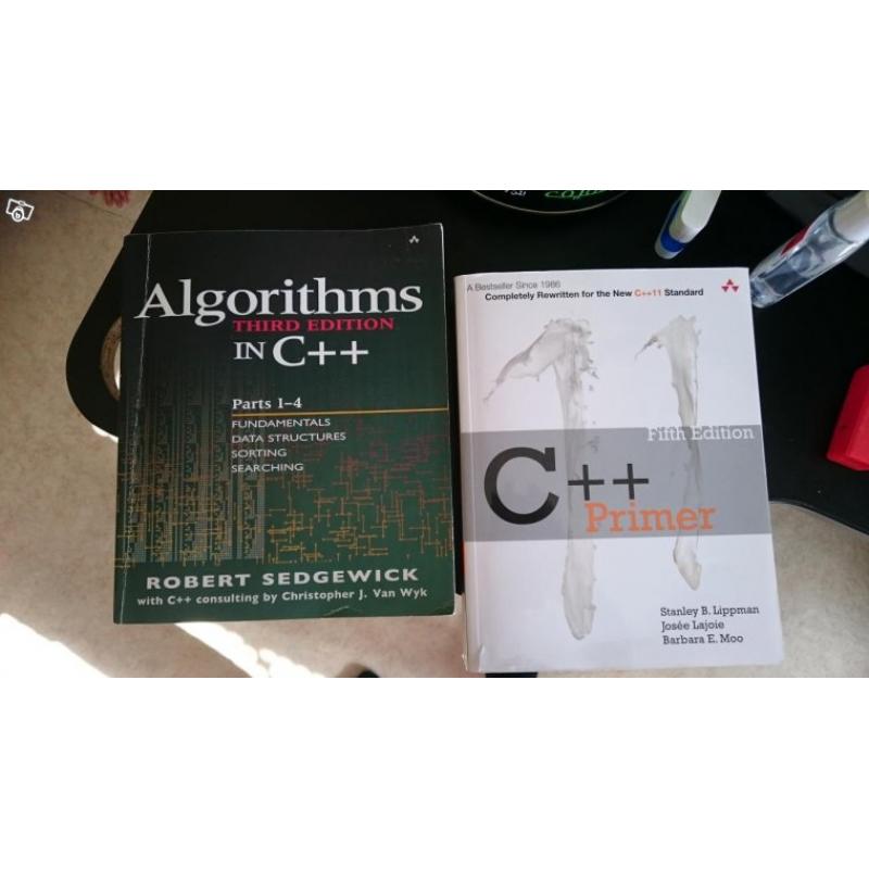Algorithms in C++ och C++ Primer